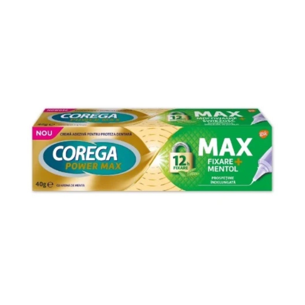 COREGA CREMA ADEZIVA 40G POWER MAX MENTA