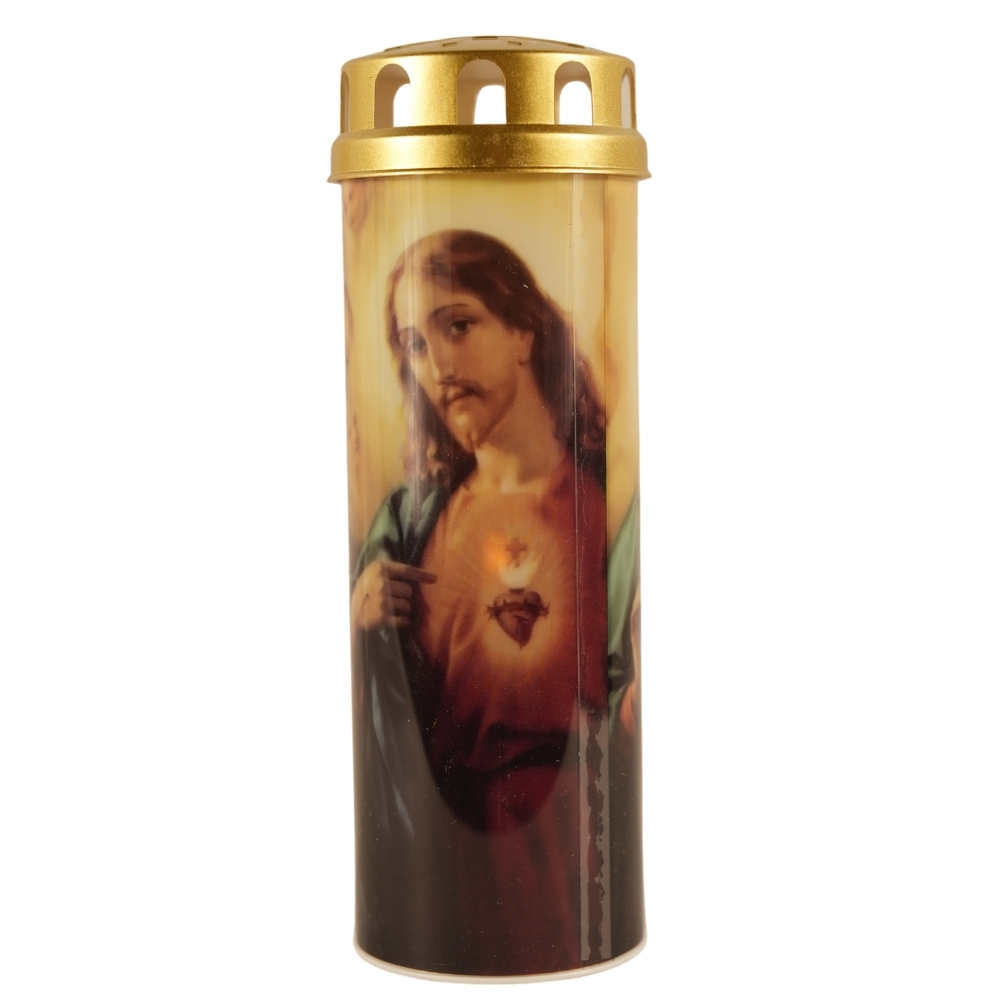 CANDELA ELECTRONICA CU CAPAC ICONITA 1789 ALB