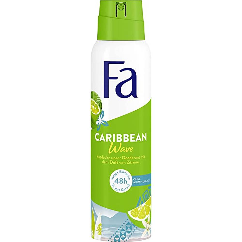FA DEO DAMA 150ML CARIBBEAN WAVE 48H