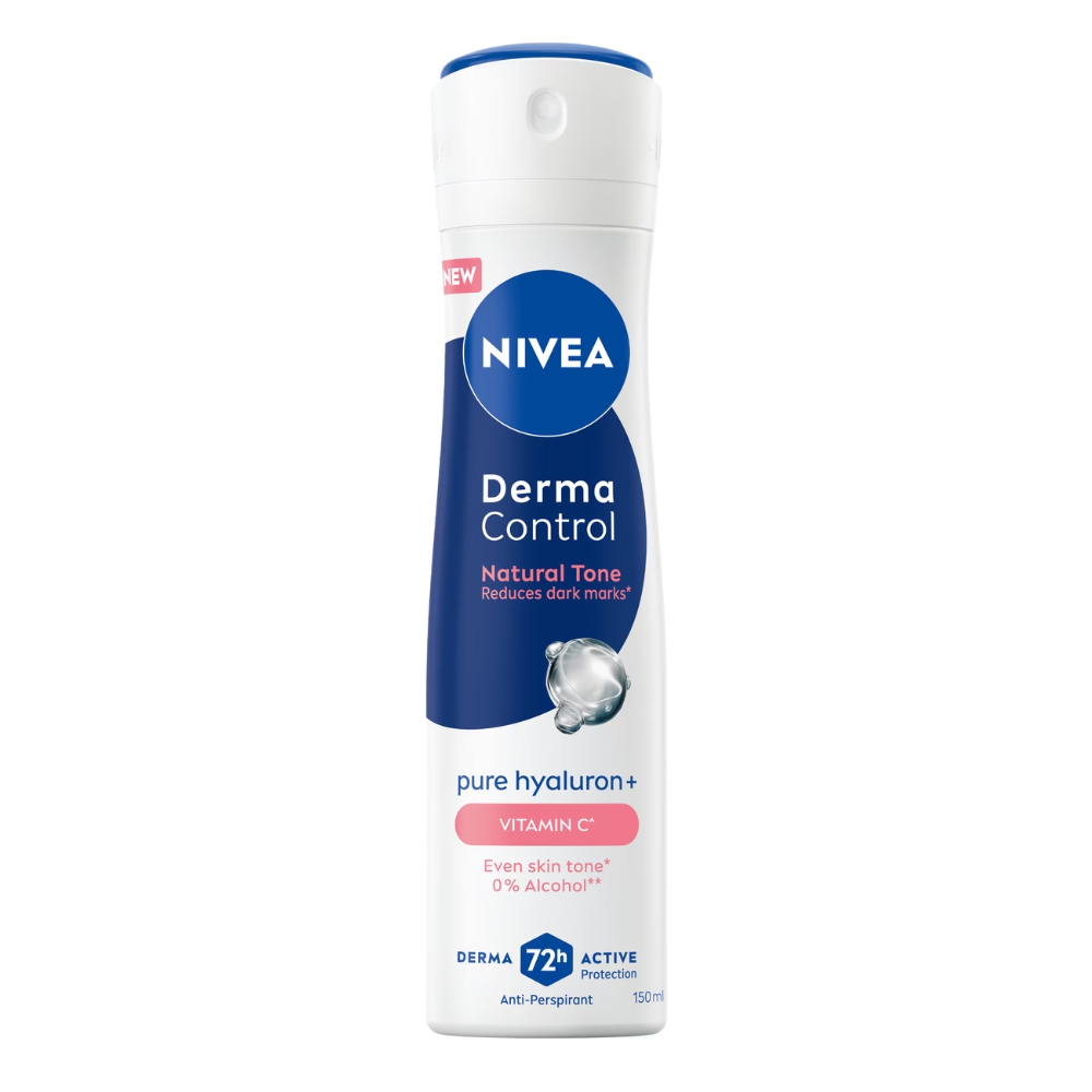 NIVEA DEO DAMA 150ML DERMA CONTROL NATURAL TONE