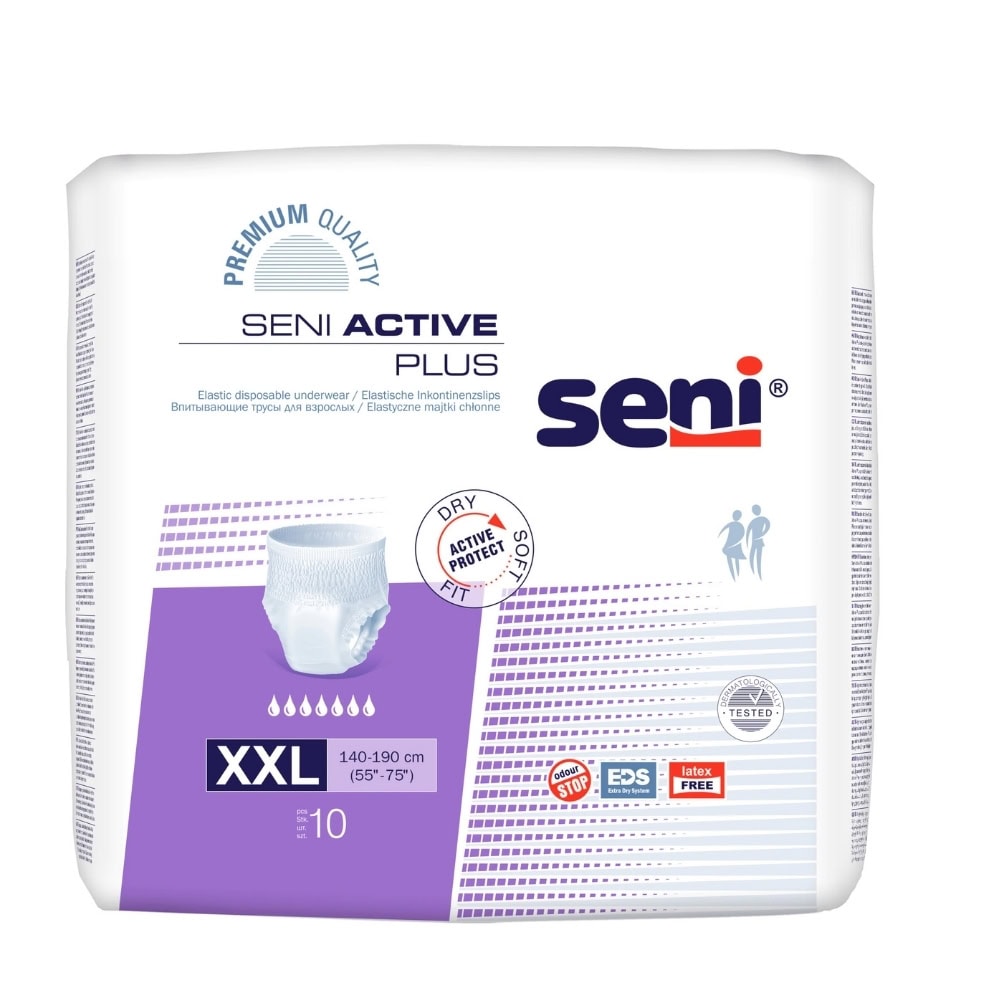 SENI ACTIVE PLUS SCUTEC CHILOT ADULTI 10BUC XXL