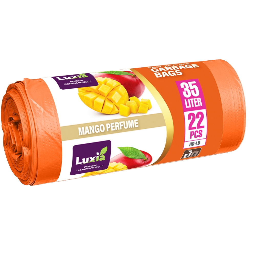 LUXIA SACI MENAJ CU URECHI 35L MANGO 22BUC