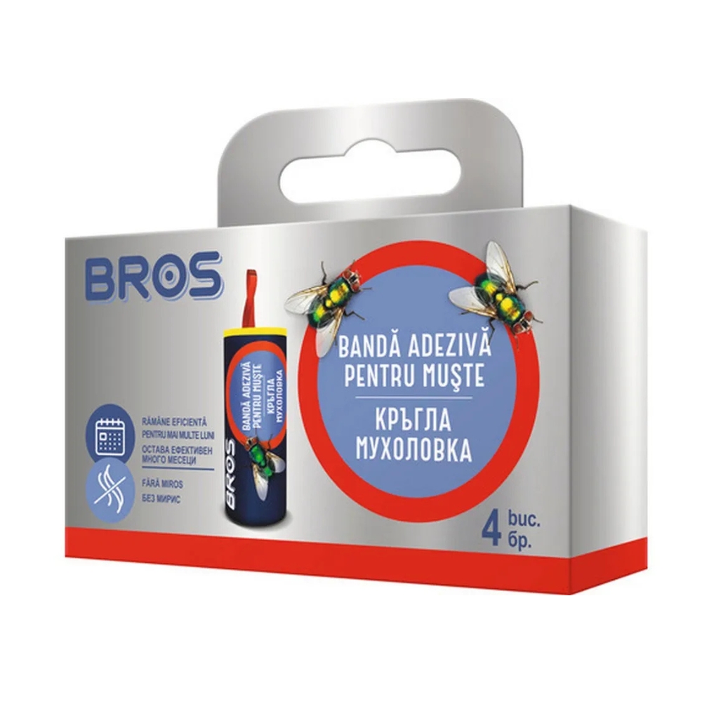 BROS BANDA ADEZIVA PENTRU MUSTE 4BUC