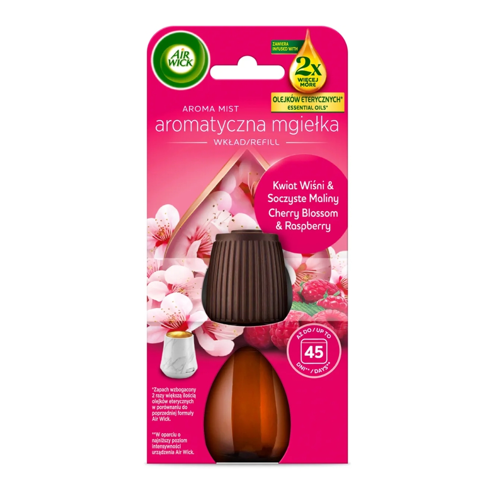 AIRWICK REZERVA DIFFUSER PARFUM 20ML CHERRY BLOSSOM&RASPBERRY