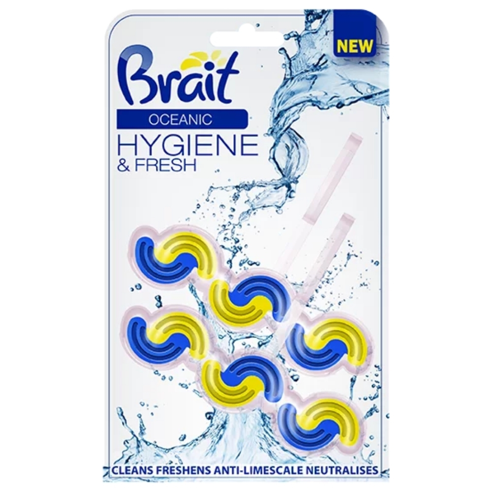 BRAIT ODORIZANT WC HYGIENE 2X45G OCEANIC