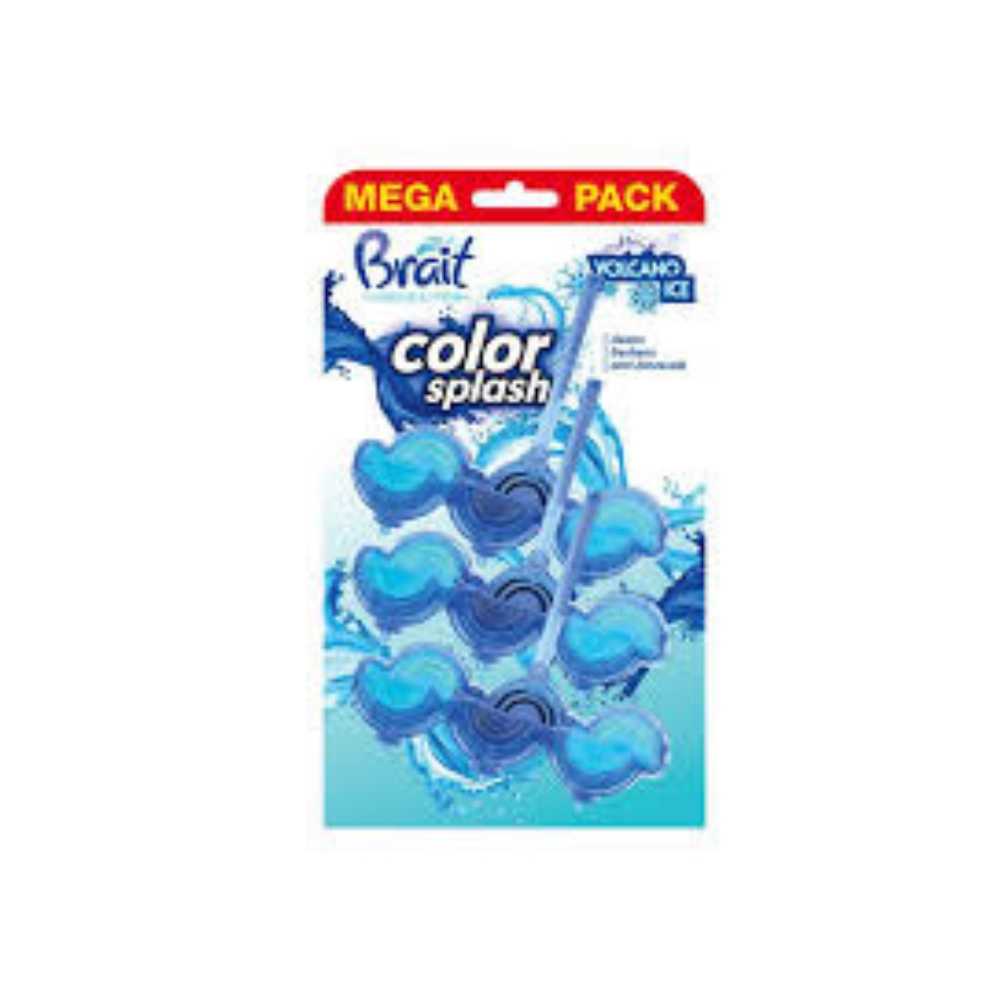 BRAIT ODORIZANT WC COLOR 3X45G VULCANO ICE
