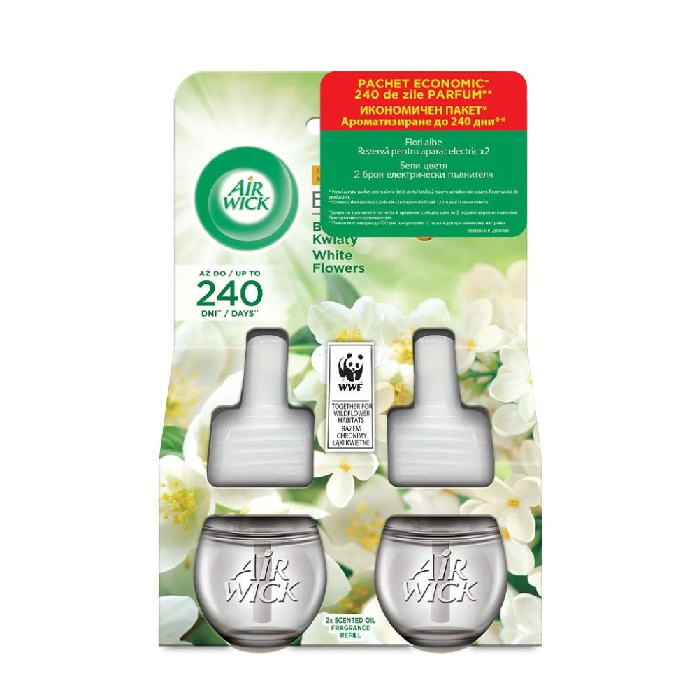 AIRWICK REZERVA ODORIZANT 2X19ML FLORI ALBE