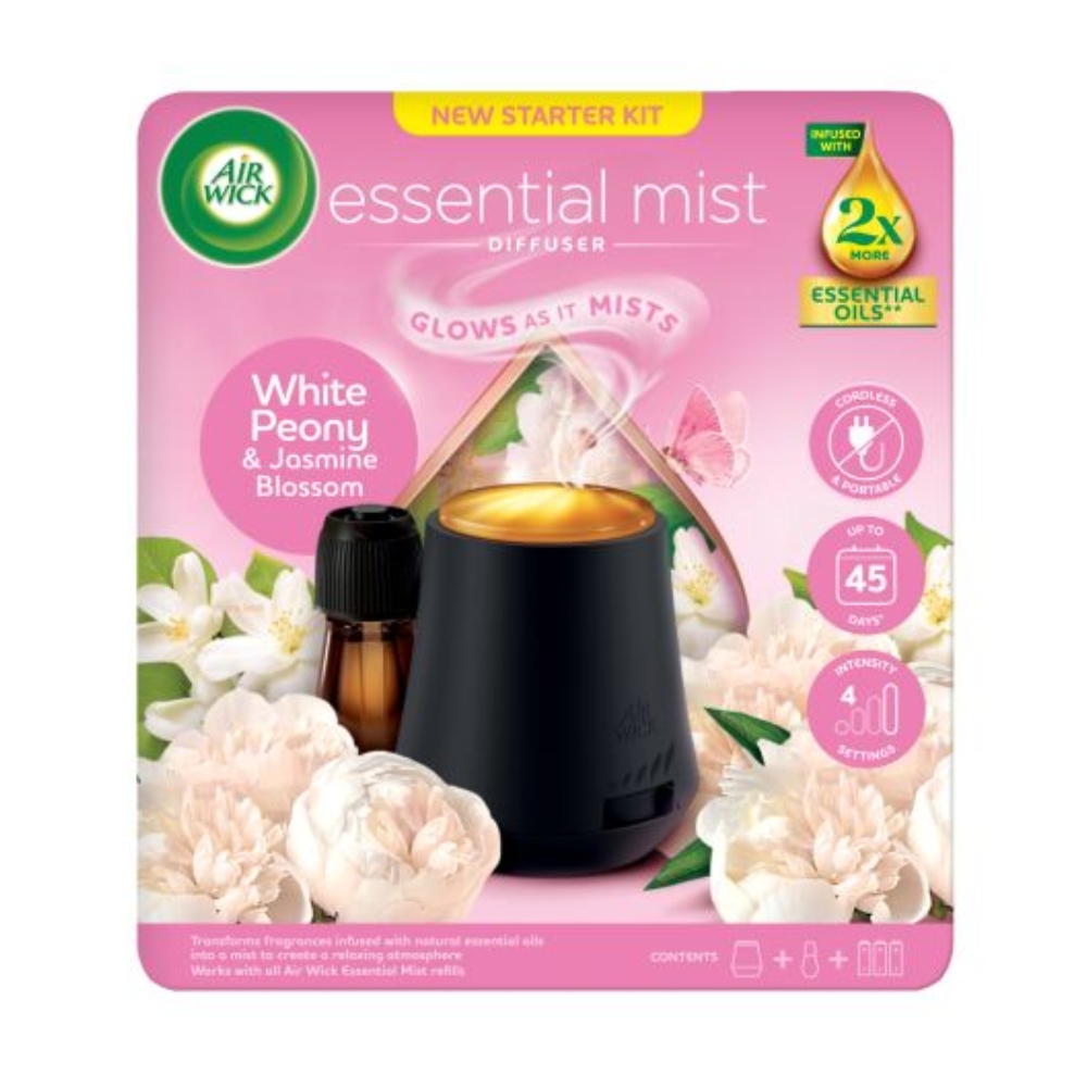 AIRWICK DIFFUSER ELECTRIC PARFUM 20ML WHITE PEONY&JASMIN BLOSSOM
