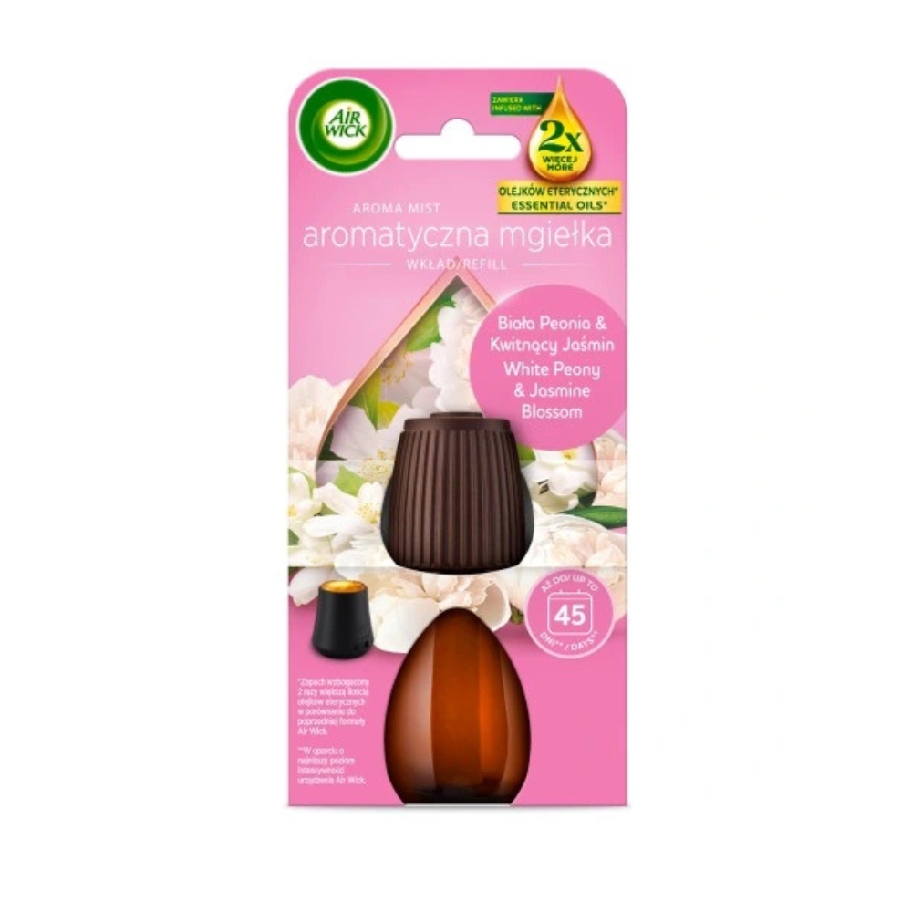 AIRWICK REZERVA DIFFUSER PARFUM 20ML WHITE PEONY&JASMINE BLOSSOM