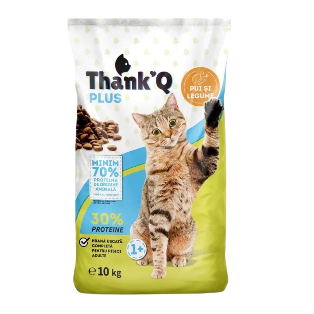 THANKQ HRANA USCATA PISICI 10KG PUI
