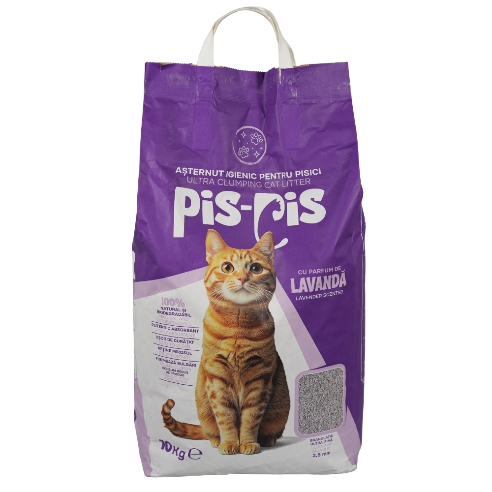 PIS-PIS NISIP PISICI LAVANDA 10KG