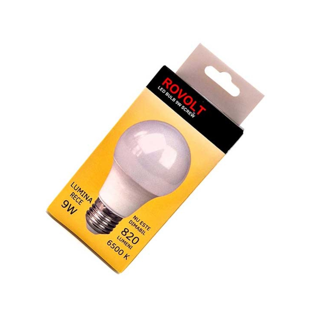 ROVOLT BEC LED 9W E27 LUMINA RECE