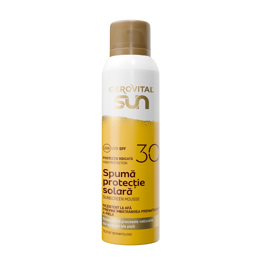 GEROVITAL SUN SPUMA PROTECTIE SOLARA 150ML SPF30