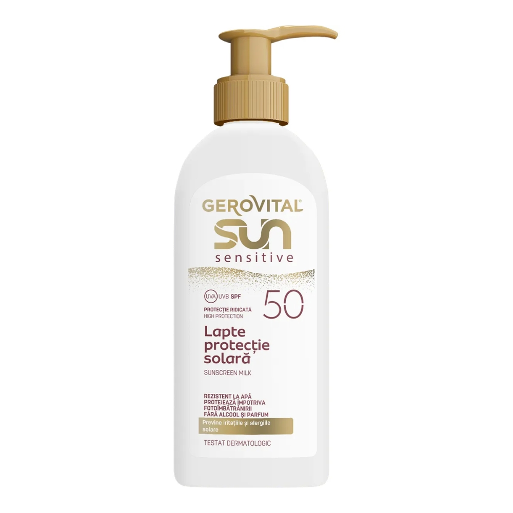 GEROVITAL SUN LAPTE PROTECTIE SOLARA 200ML SPF50