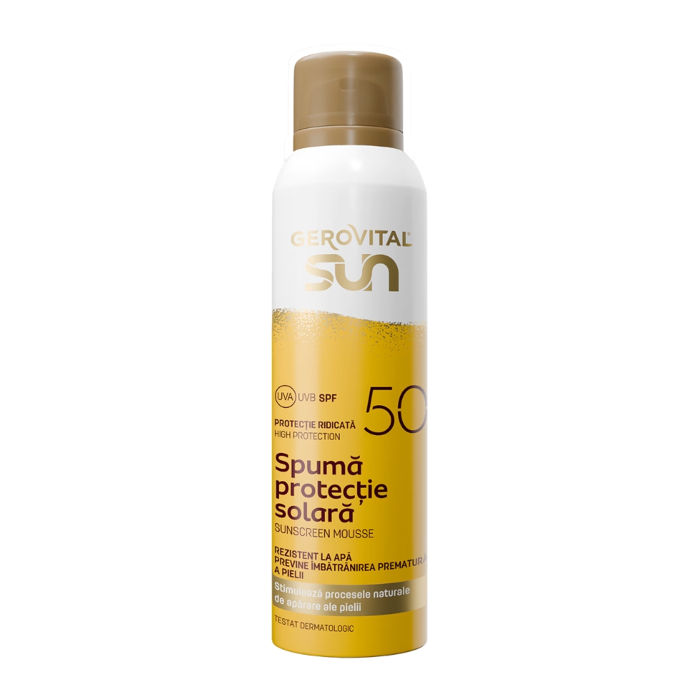 GEROVITAL SUN SPUMA PROTECTIE SOLARA 150ML SPF50