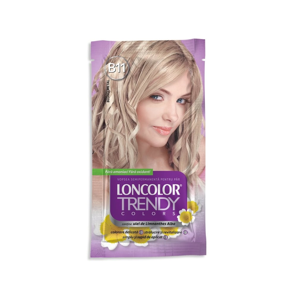 LONCOLOR TRENDY VOPSEA PAR SEMI 2X25ML B11 BLOND METAL