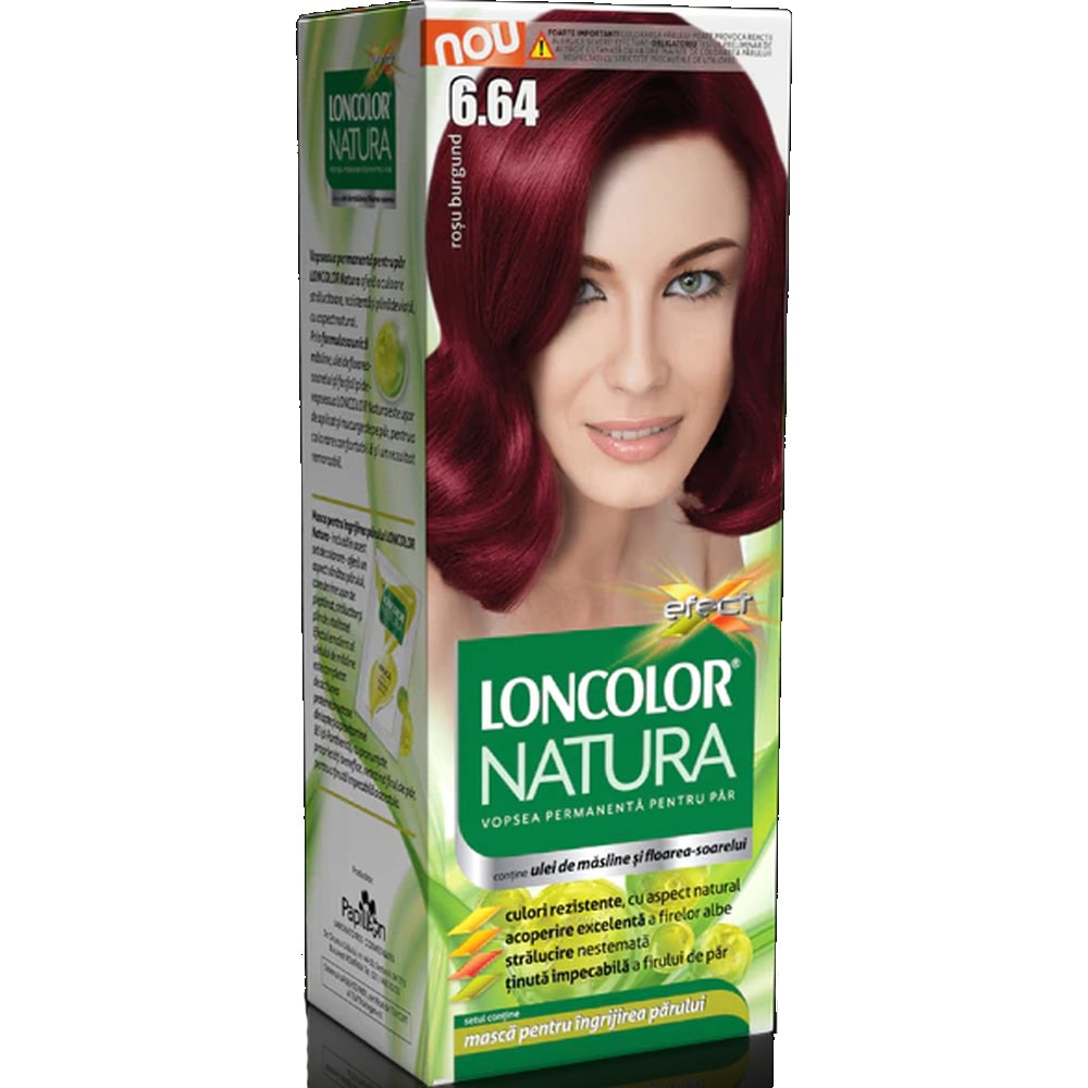 LONCOLOR NATURA VOPSEA PAR 6.64 ROSU BURGUND
