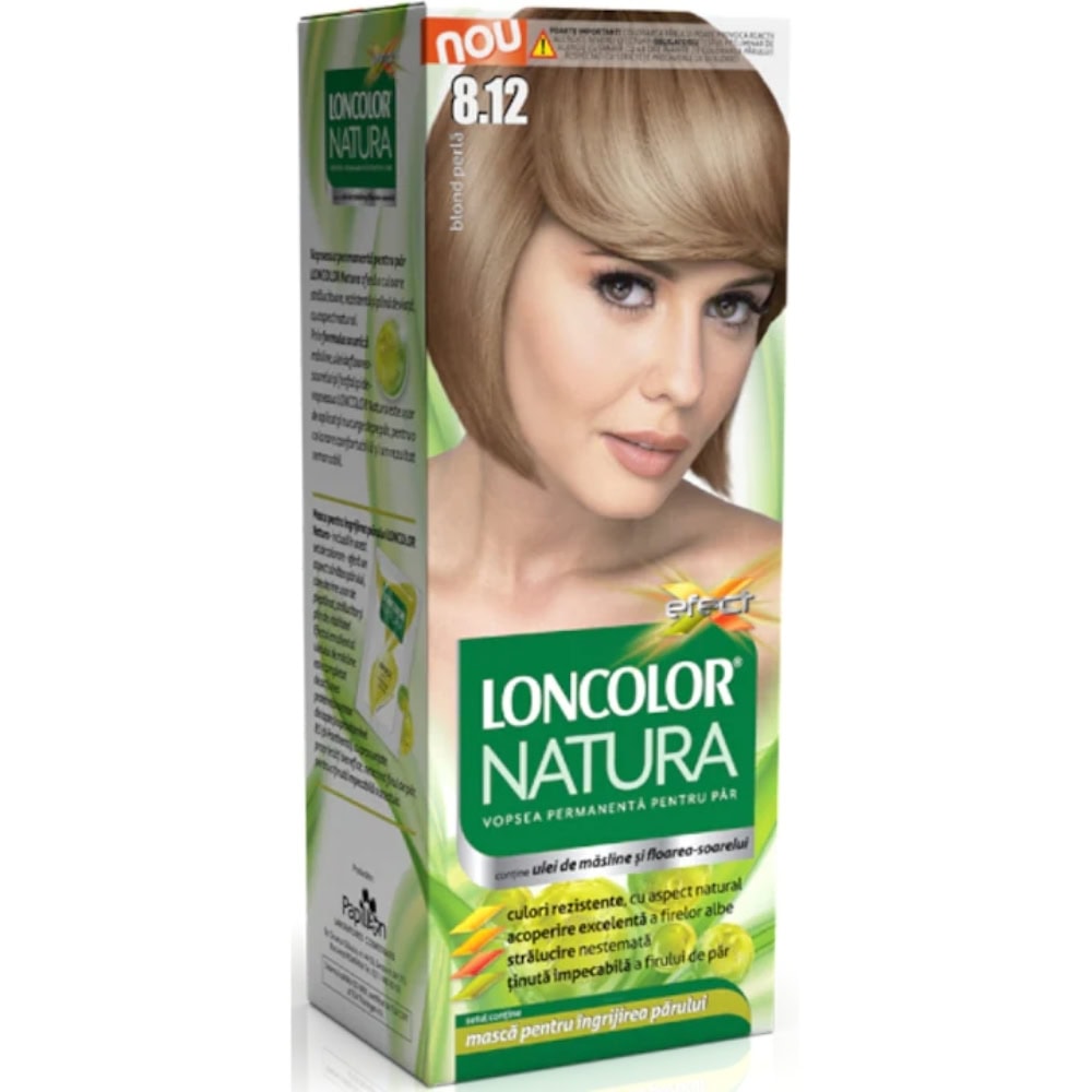 LONCOLOR NATURA VOPSEA PAR 8.12 BLOND PERLA