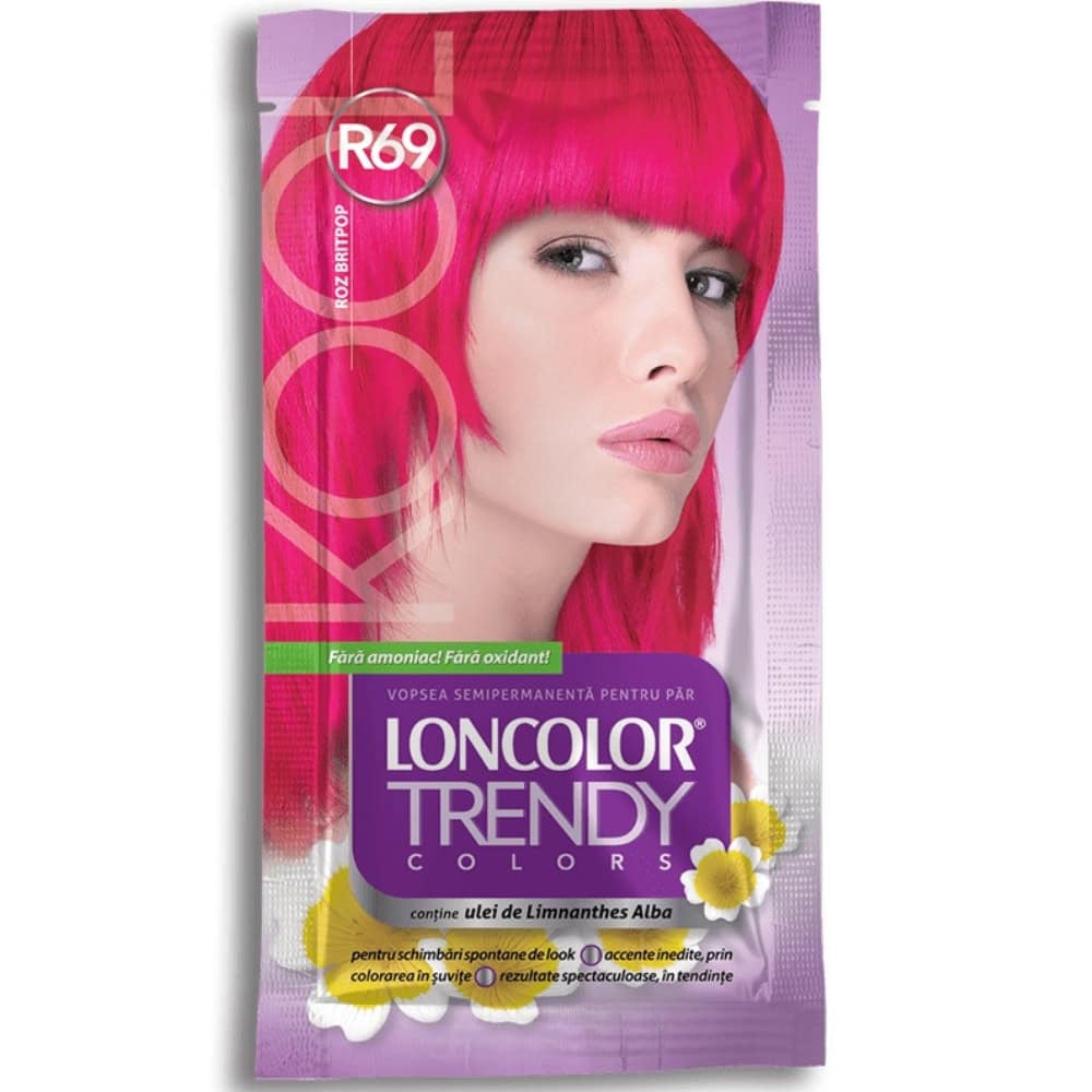 LONCOLOR TRENDY VOPSEA PAR SEMI 2X25ML R69 ROZ BRITPOP