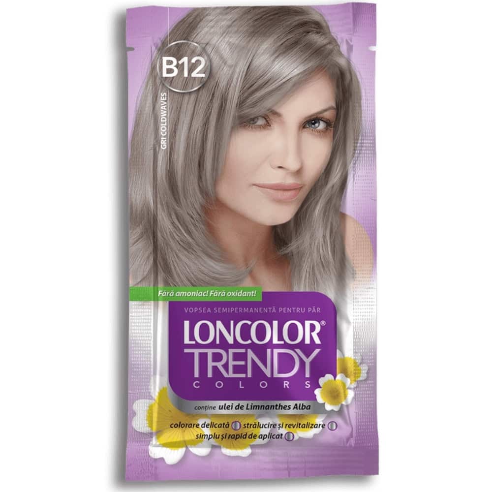 LONCOLOR TRENDY VOPSEA PAR SEMI 2X25ML B12 GRI COLDWAVES