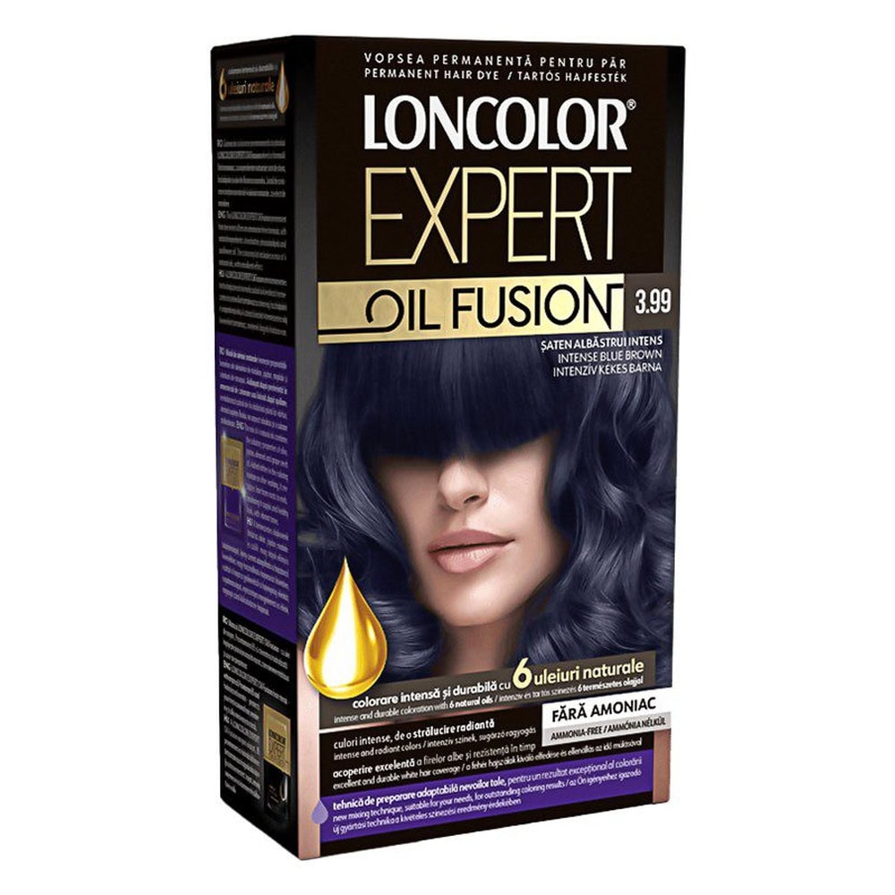 LONCOLOR EXPERT OIL FUSION VOPSEA PAR 3.99 SATEN ALBASTRUI INTENS