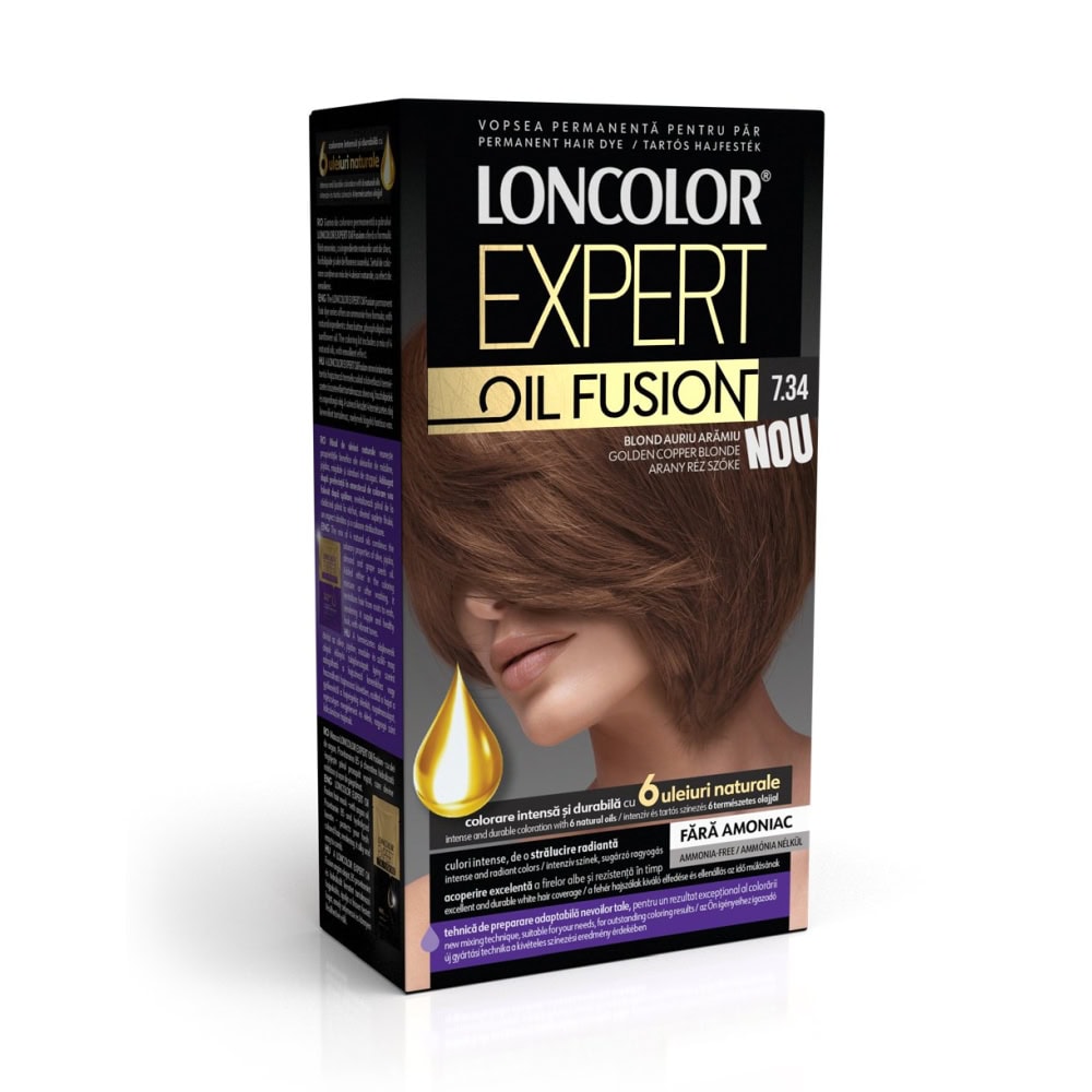 LONCOLOR EXPERT OIL FUSION VOPSEA PAR 7.34 BLOND AURIU ARAMIU