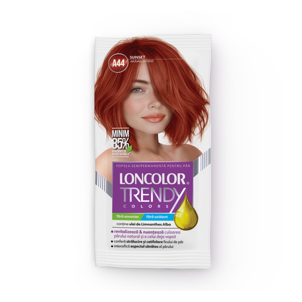LONCOLOR TRENDY VOPSEA PAR SEMI 2X25ML A44 ARAMIU INTENS