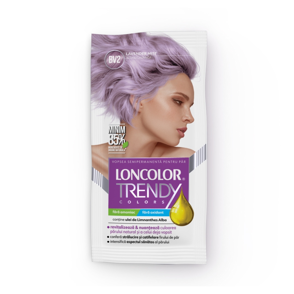 LONCOLOR TRENDY VOPSEA PAR SEMI 2X25ML BV2 BLOND LAVANDA