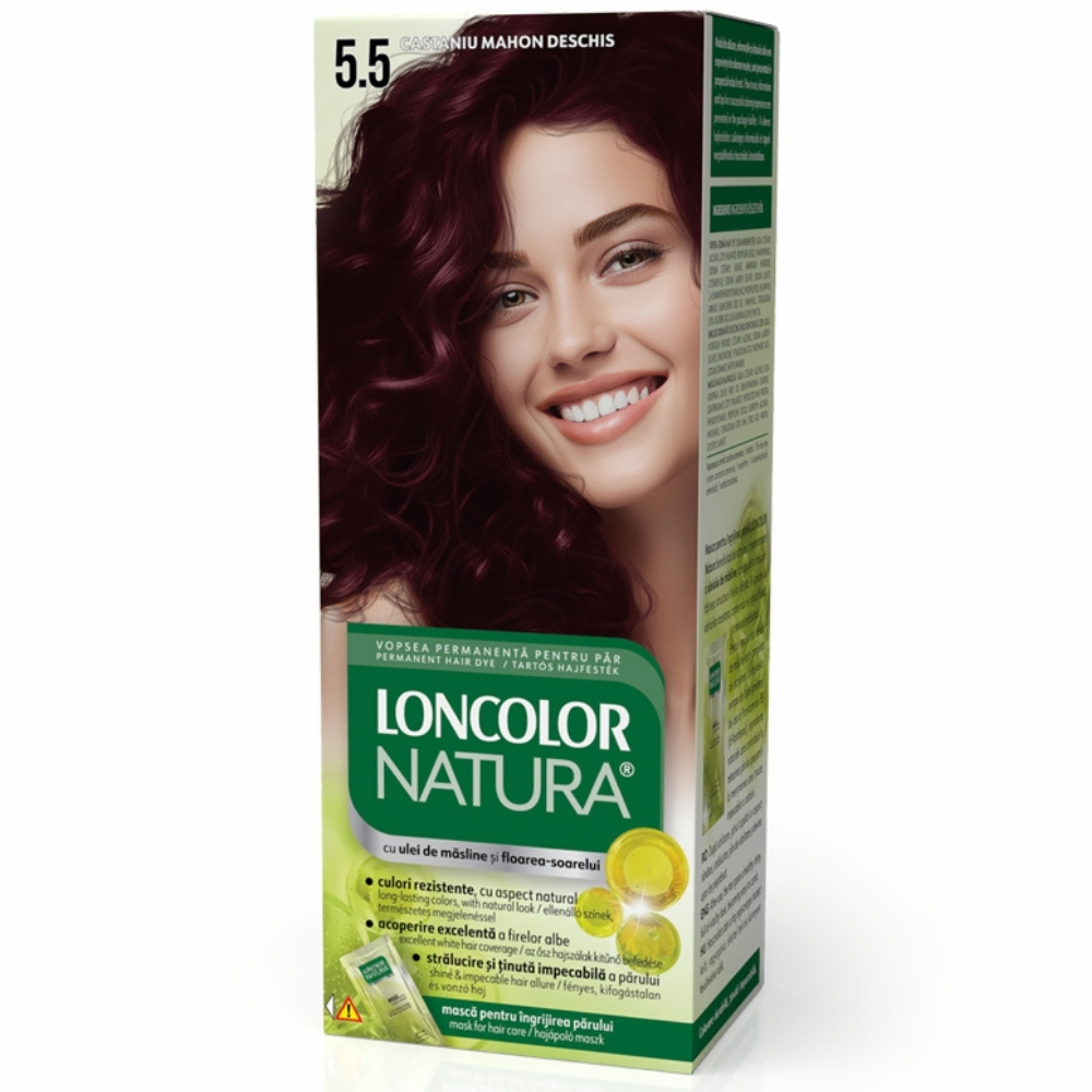 LONCOLOR NATURA VOPSEA PAR 5.5 CASTANIU MAHON DESCHIS