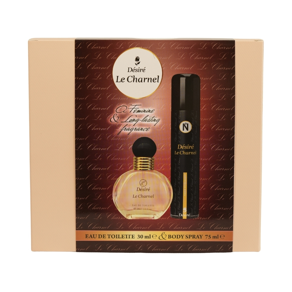 DESIRE LE CHARNEL CAS DAMA EDT30ML+DEO SPRAY75ML