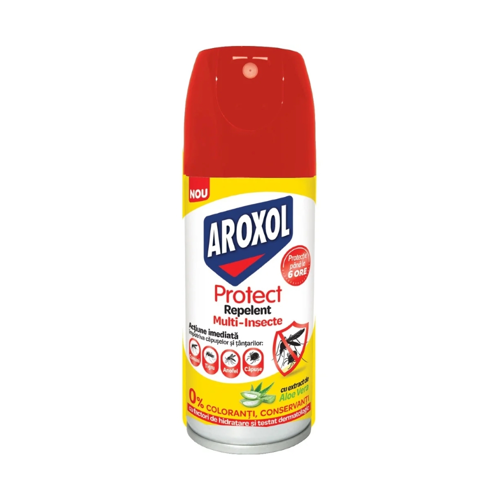 AROXOL PROTECT SPRAY REPELENT MULTI-INSECTE 100ML ALOE VERA