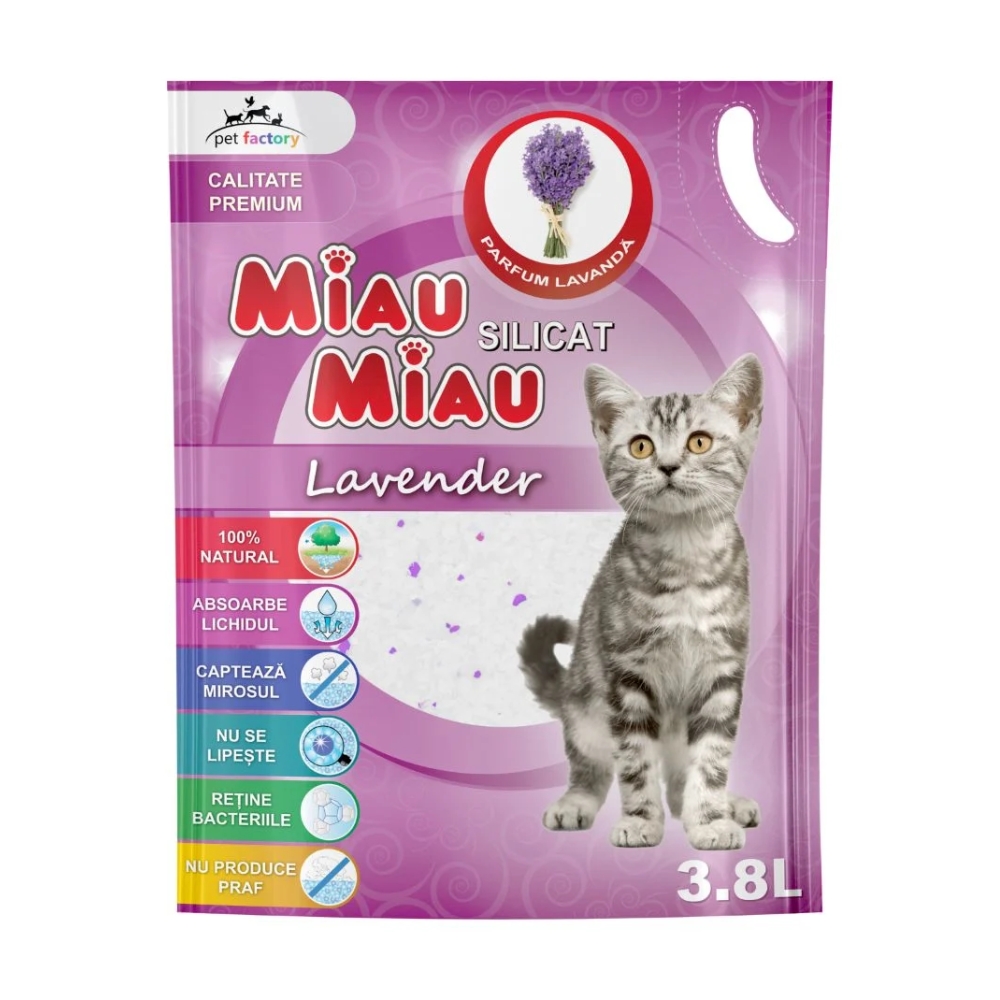 MIAU MIAU ASTERNUT SILICAT PISICI 3.8L