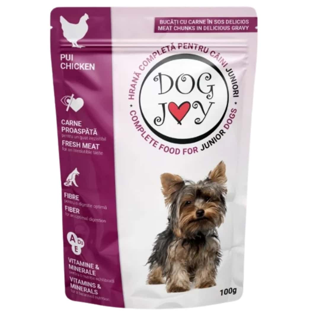 DOG JOY JUNIOR HRANA UMEDA CAINI 100G PUI