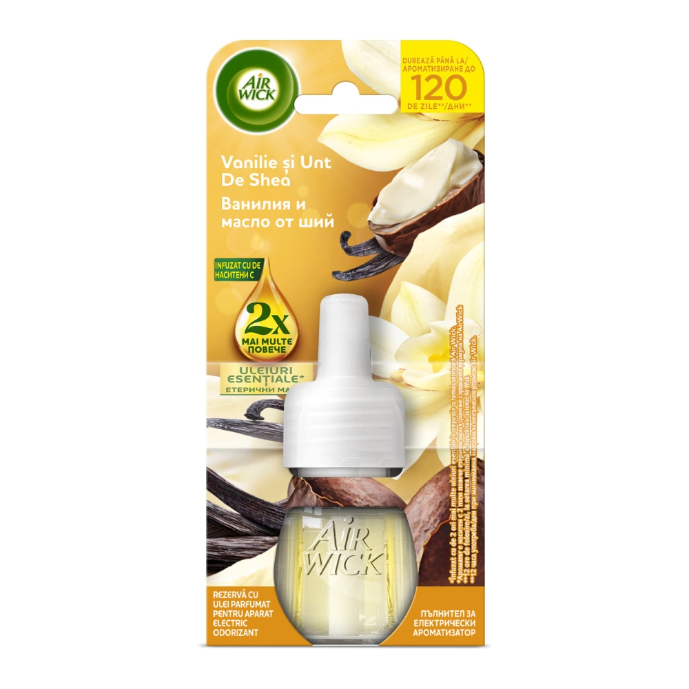 AIRWICK REZERVA ODORIZANT 19ML VANILIE&UNT DE SHEA