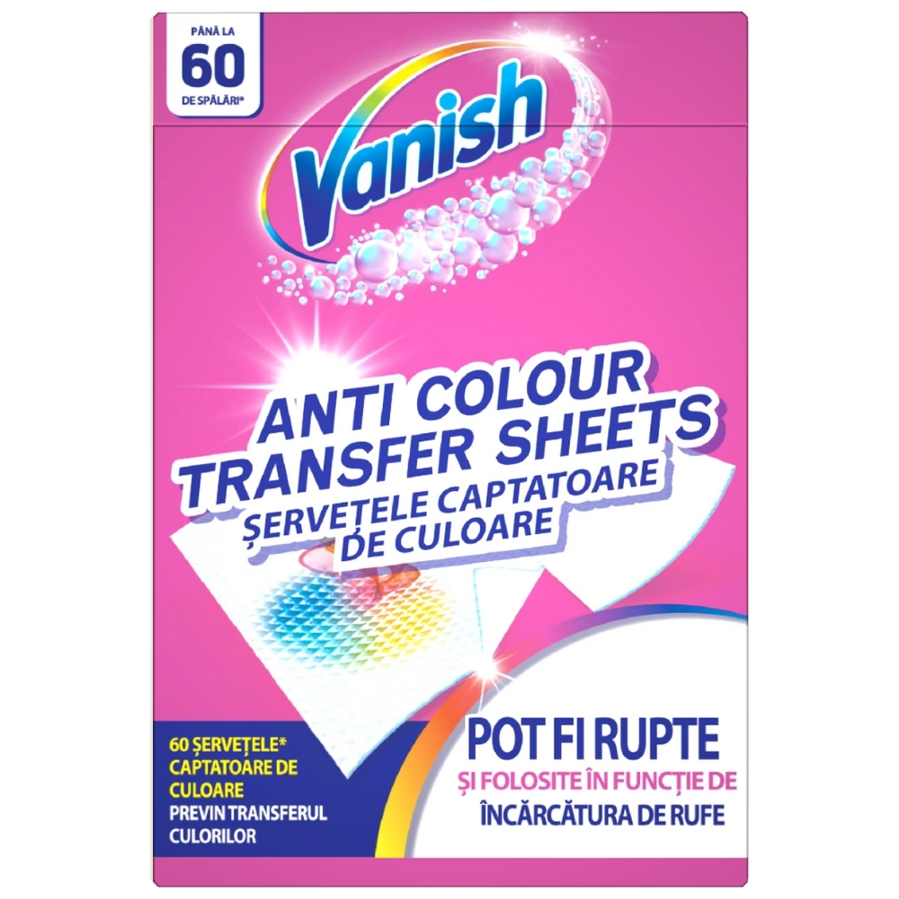 VANISH ANTI-COLOUR TRANSFER(60 buc)