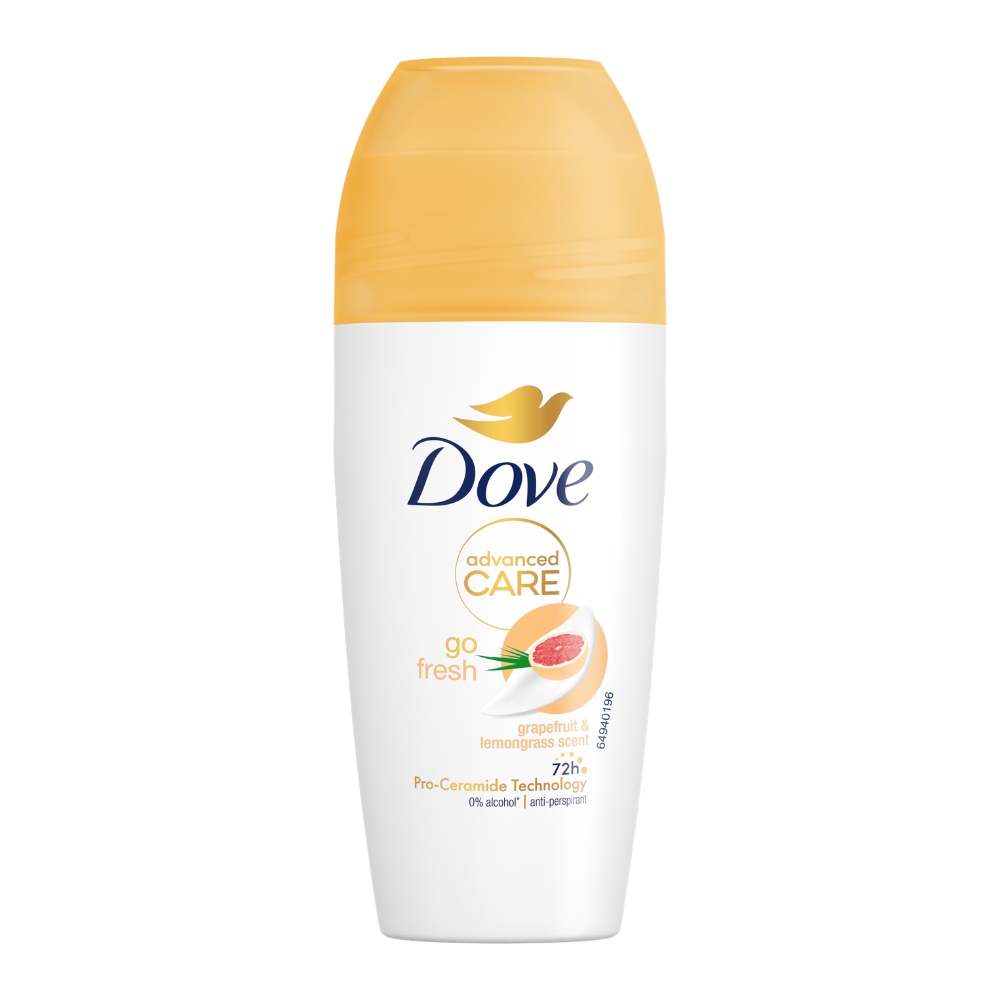 DOVE ROLL-ON DAMA 50ML ADVANCED CARE GO FRESH GRAPEFRUIT&LEMONGRASS