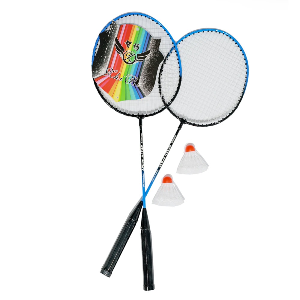 SET 2 RACHETE BADMINTON+2 FLUTURASI 3+ G88-3
