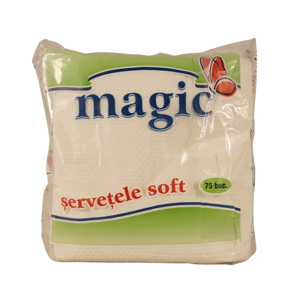 MAGIC SERVETELE MASA 1STR 75BUC 25X25CM