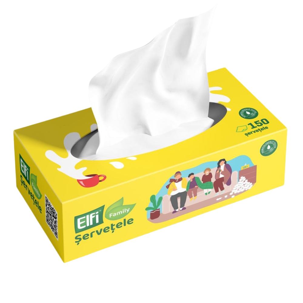 ELFI SERVETELE POP-UP 2STR 150BUC