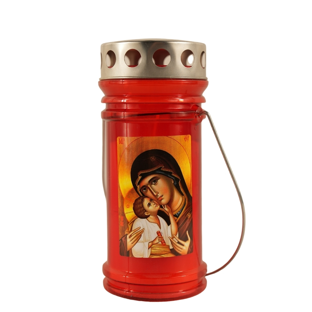 FELINAR PLASTIC CU MANER&CAPAC 54H MAICA DOMNULUI ROSU