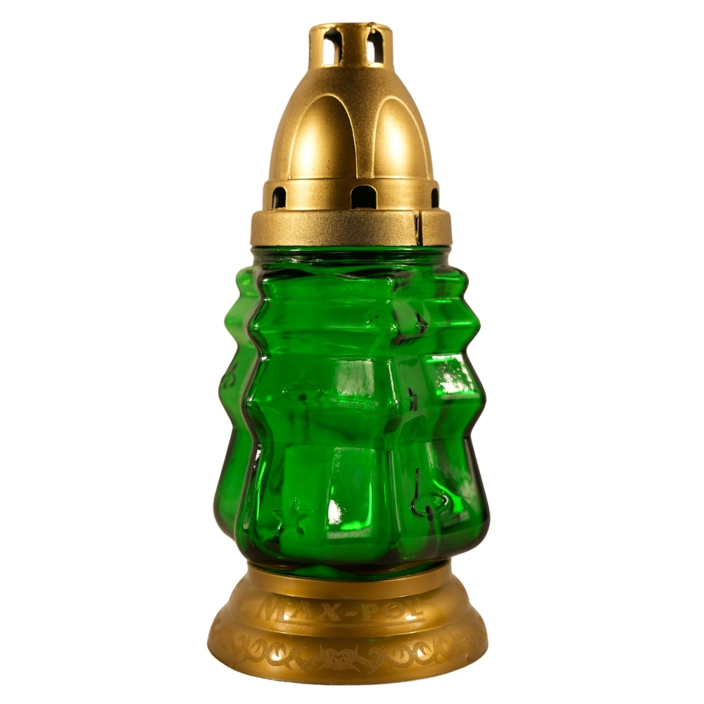 CANDELA STICLA BRAD MINI VERDE 50-7M-V 14H