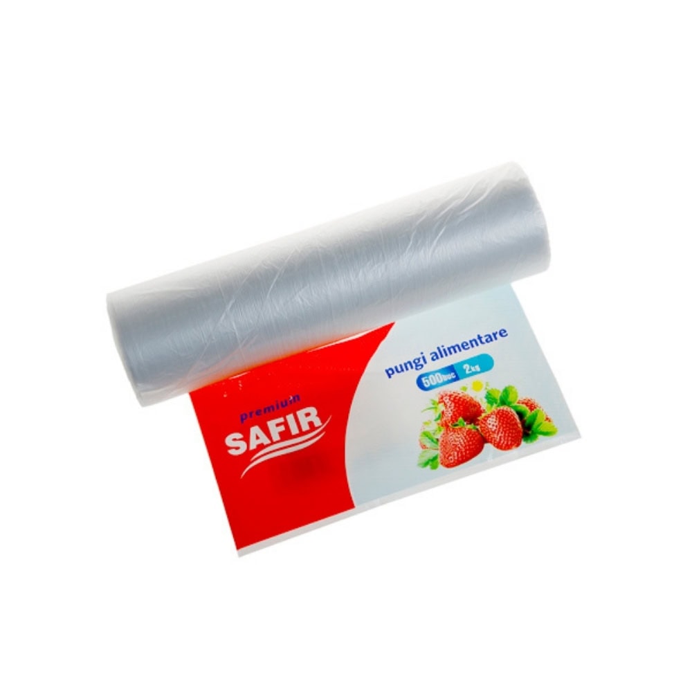 SAFIR PUNGI ALIMENTARE ROLA 250X300MM 2KG 350BUC