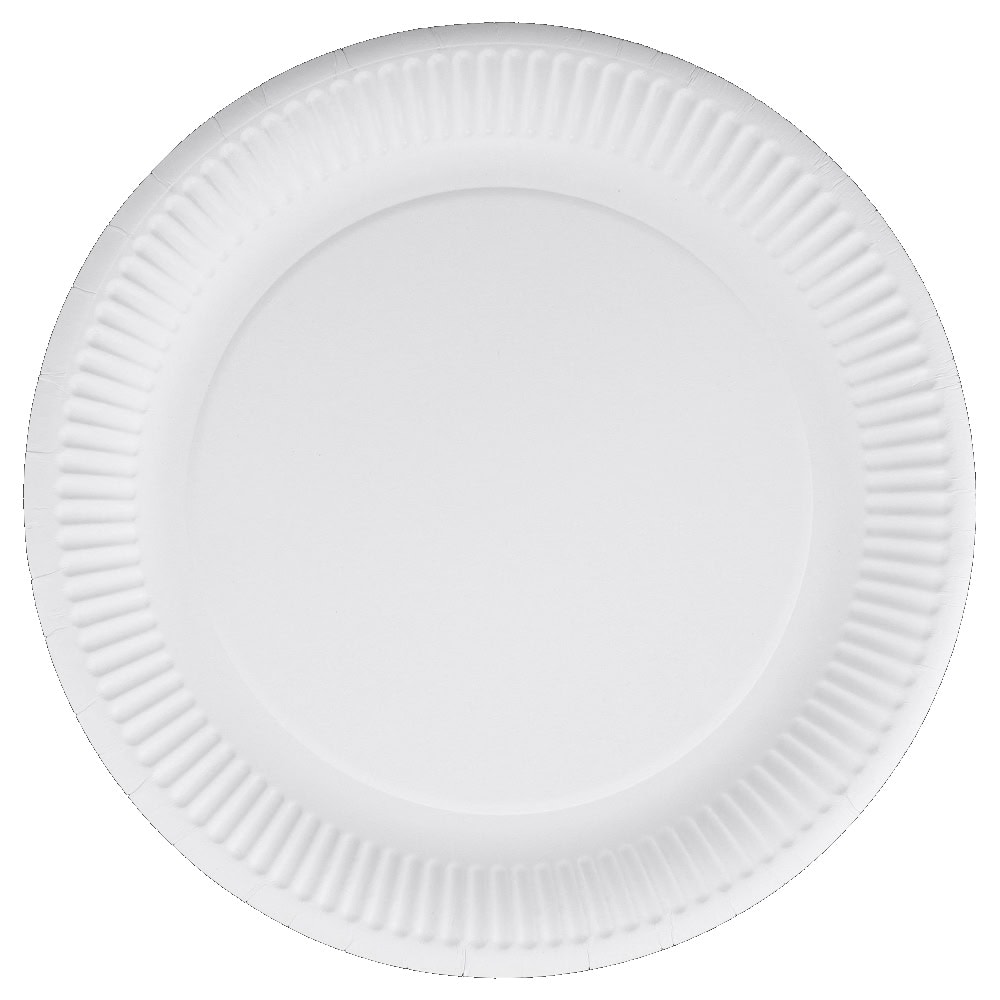 SAFIR FARFURII CARTON ALB 18CM 25BUC/SET