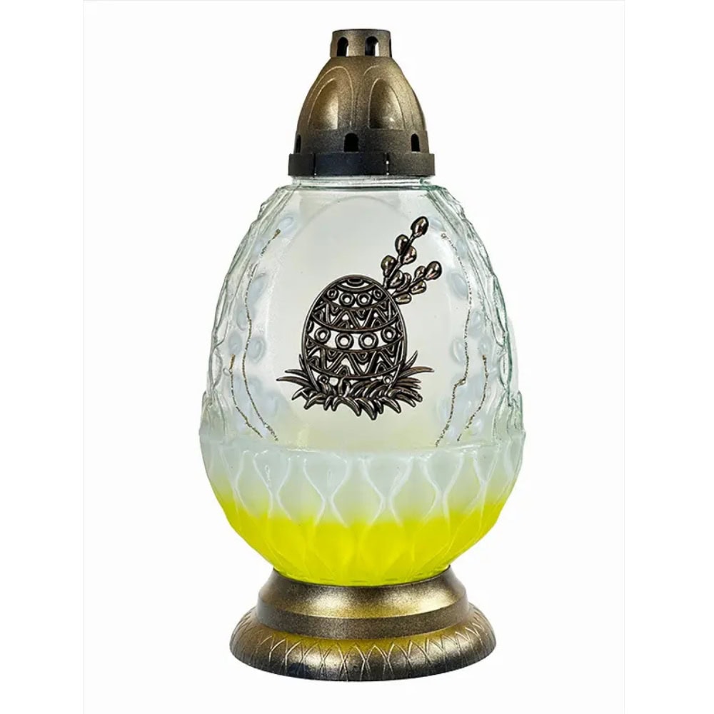 CANDELARIA CANDELA STICLA CU DETALIU APLICAT OU 833 60H