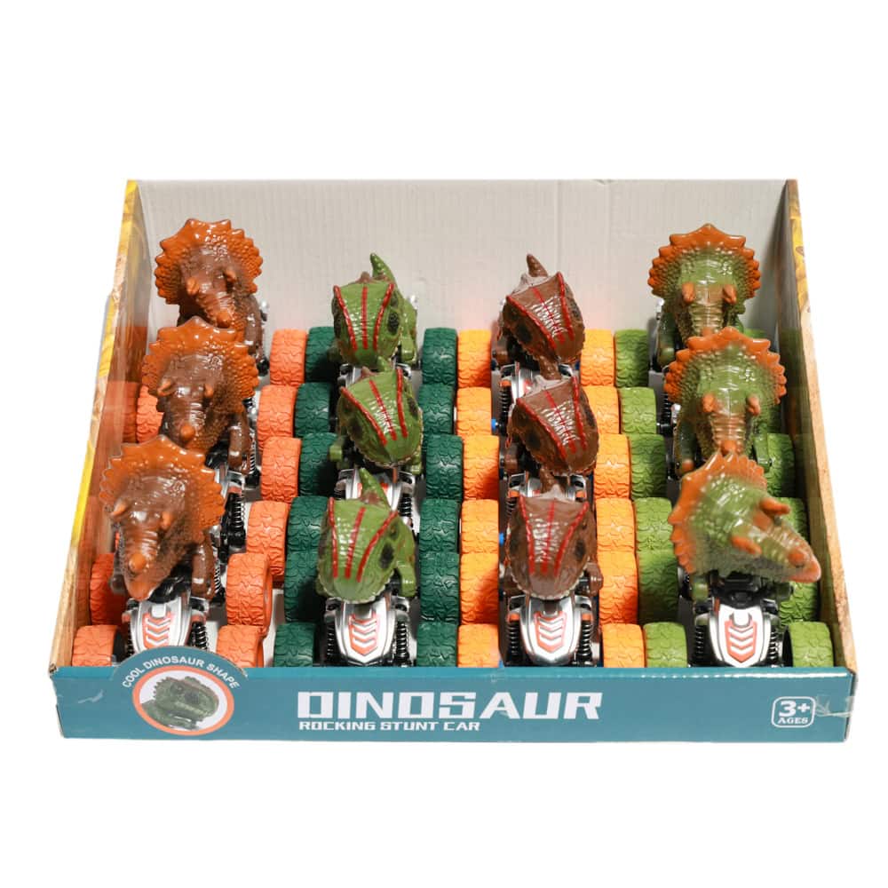 MINI ATV CU FIGURINA DINOZAUR 12BUC GO7-4