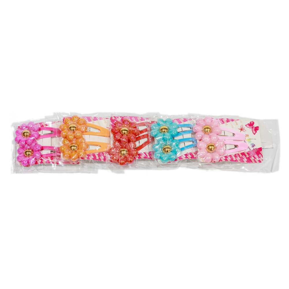 CLAME PENTRU PAR PERLE FLOARE 5X2BUC G71-1