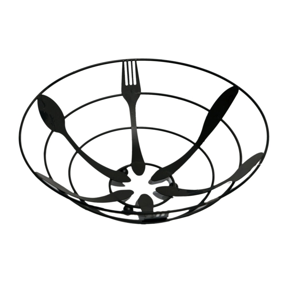 COS DECORATIV TACAM SERVIRE NEGRU 27CM G47-8