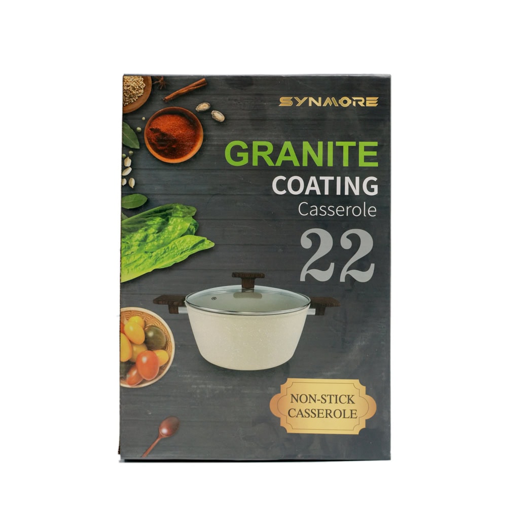 SEMIOALA GRANIT CU CAPAC STICLA 22CM G13-19