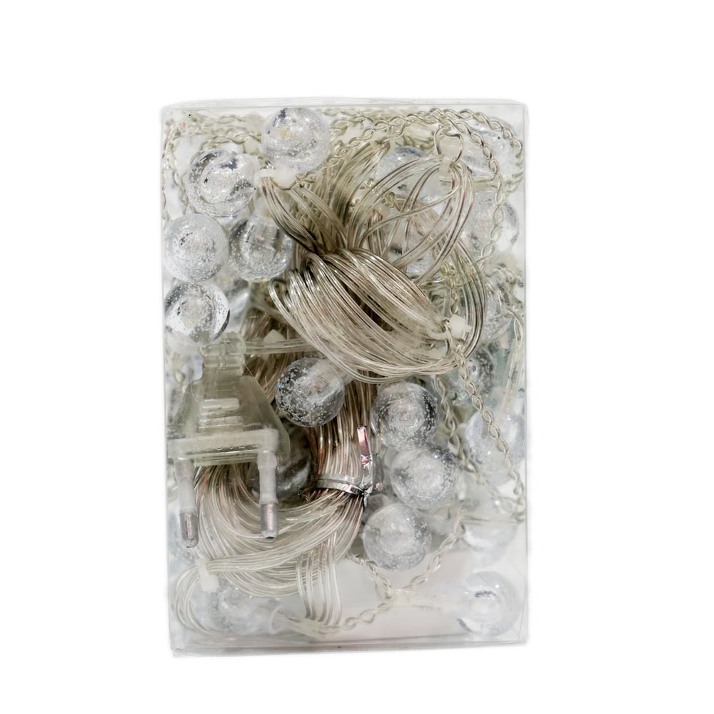 INSTALATIE CRACIUN GLOB 3M 100LED LUMINA ALBA GC24-25