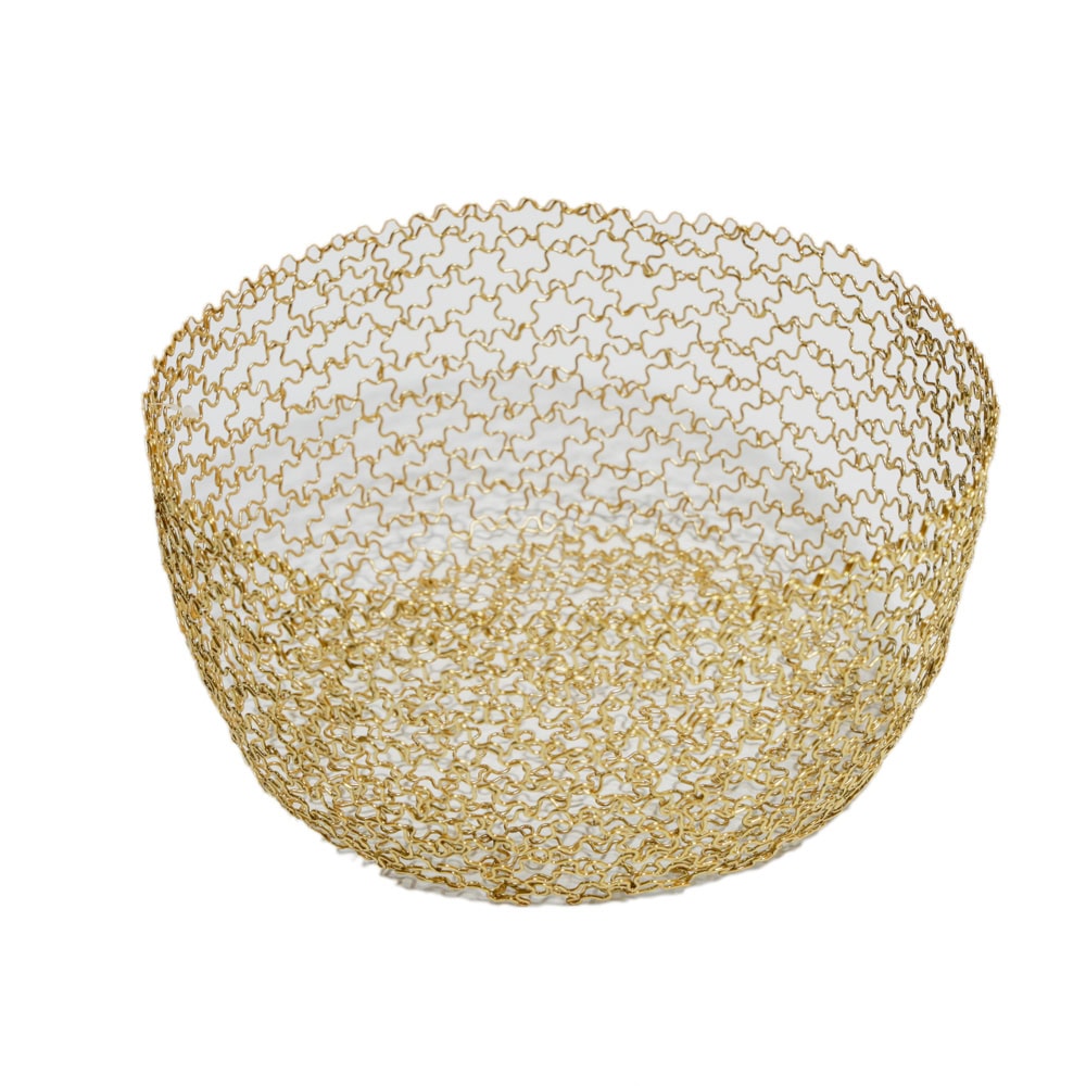 COS DECORATIV AURIU DREPT SERVIRE 25CM G74-4